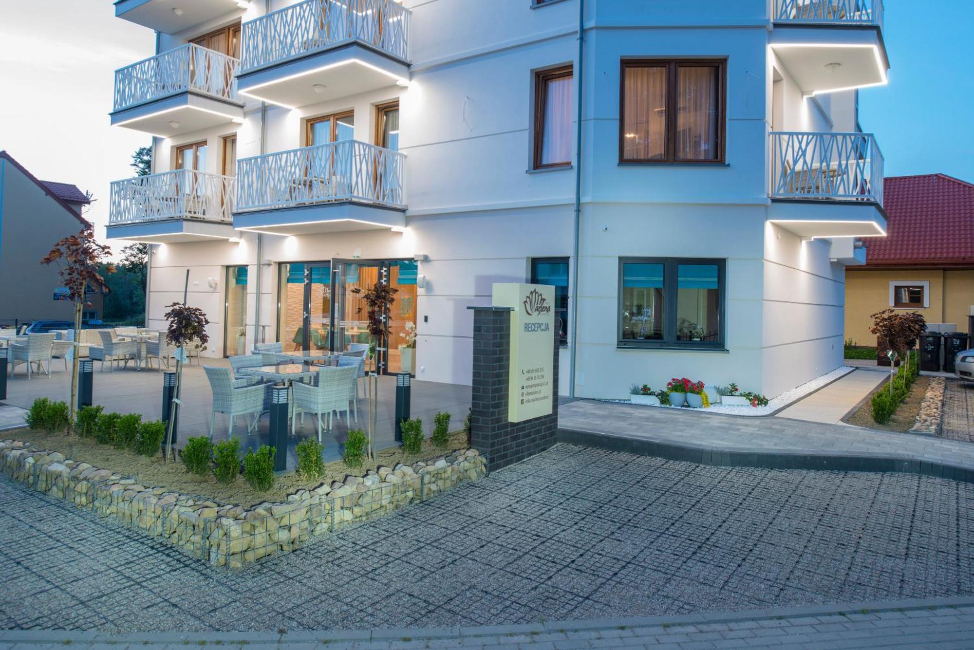 Villa Marlena Centrum-Kawa,Herbata I Soki Dostepne Cala Dobe W Cenie Pokoju Ustronie Morskie Exterior photo
